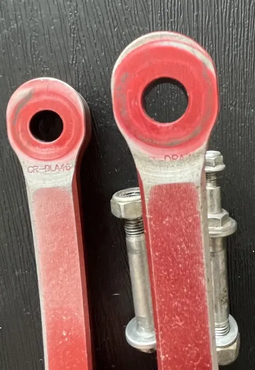 RIDENG RIDE ENGINEERING LINK LOWERING LINKS 17-20 CRF450R CRF250R RED
