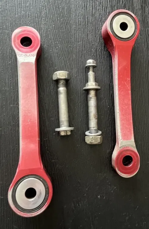 RIDENG RIDE ENGINEERING LINK LOWERING LINKS 17-20 CRF450R CRF250R RED