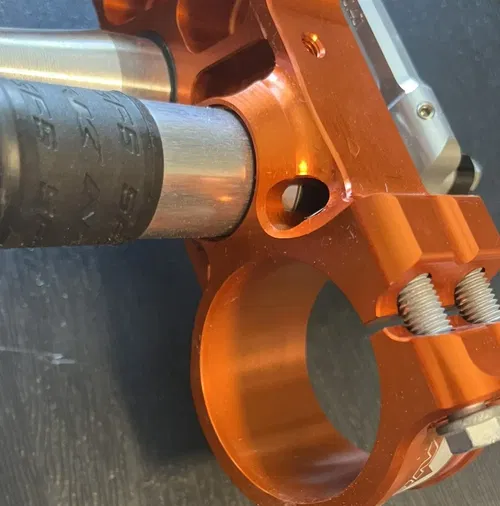 2016 - 2022 KTM 250 SXF NEKEN TRIPLE TREE CLAMP UPPER LOWER ORANGE STRAIGHT