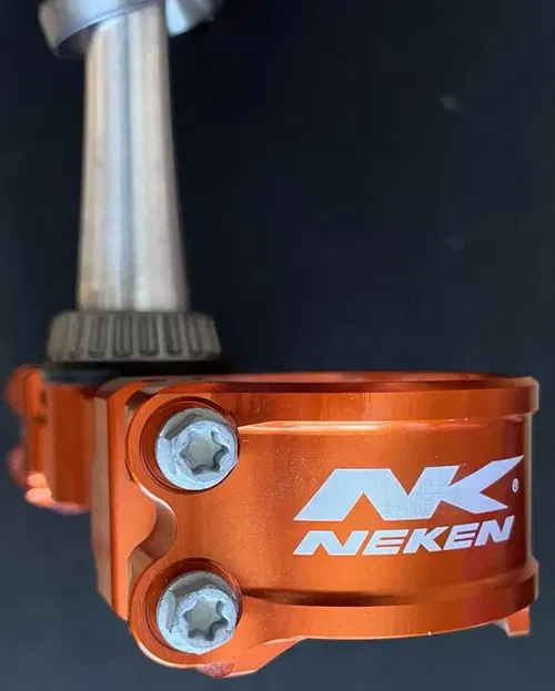 2016 - 2022 KTM 250 SXF NEKEN TRIPLE TREE CLAMP UPPER LOWER ORANGE STRAIGHT