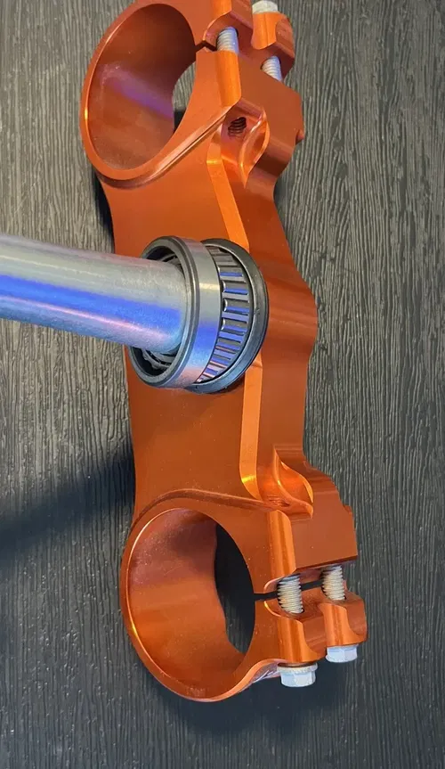 2016 - 2022 KTM 250 SXF NEKEN TRIPLE TREE CLAMP UPPER LOWER ORANGE STRAIGHT