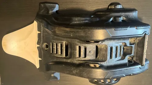 Acerbis 19-22 KTM/Husqvarna SX-F250/350/ FC250/350 Skid Plate - Black/White