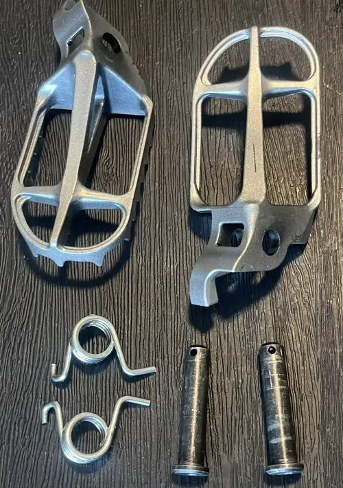 NEW 2024 Kawasaki KX450 OEM Foot Pegs Springs Pins KX 250 450 2019 - 2025