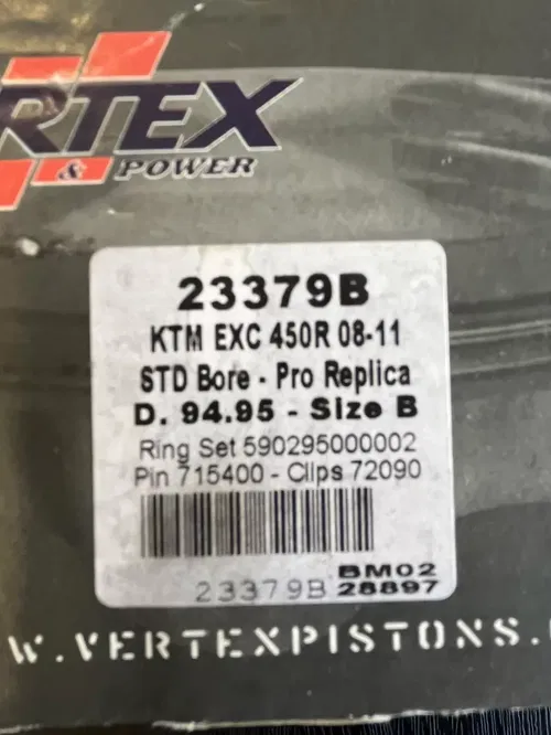 2008-2011 KTM 450R EXC STD Bore - Pro Replica - 23379B