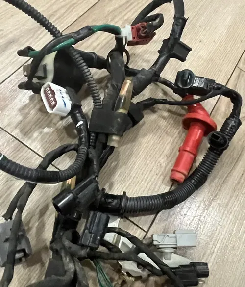 2022 Honda CRF450RWE Wire Harness with Ignition Coil and Handlebar Switches OEM