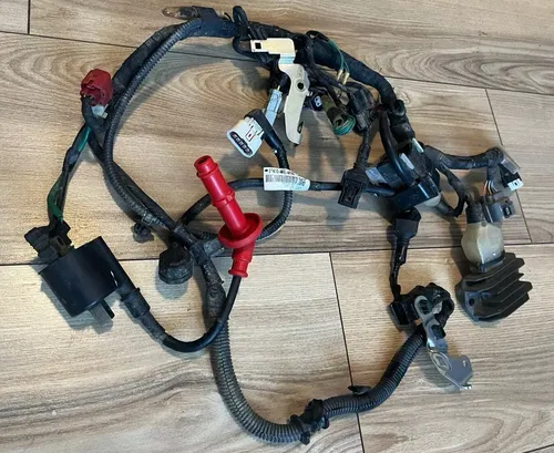 2022 Honda CRF450RWE Wire Harness with Ignition Coil and Handlebar Switches OEM