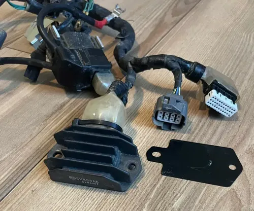 2022 Honda CRF450RWE Wire Harness with Ignition Coil and Handlebar Switches OEM