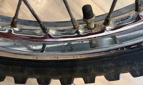 kawasaki klx 110 Front Wheel Rim With Tire 2005