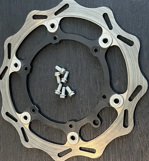 GALFER FLOATING FRONT BRAKE DISC WAVE ROTOR KTM 450 525 SX USED