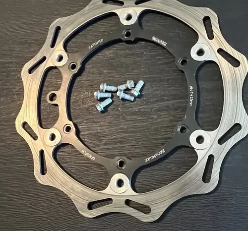 GALFER FLOATING FRONT BRAKE DISC WAVE ROTOR KTM 450 525 SX USED