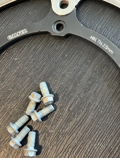 GALFER FLOATING FRONT BRAKE DISC WAVE ROTOR KTM 450 525 SX USED