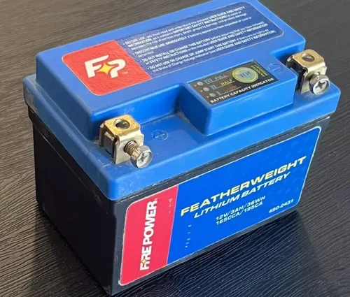 Fire Power Featherweight Lithium Battery 165 CCA Yamaha YZ 250 450 F LFP02-B