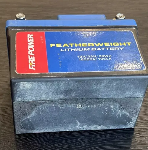 Fire Power Featherweight Lithium Battery 165 CCA Yamaha YZ 250 450 F LFP02-B