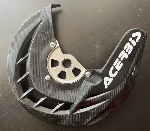 Acerbis X-Brake Front Disc Cover with Mounting Kit Black