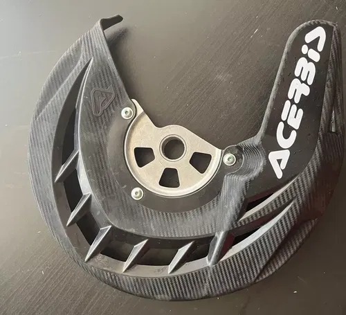 Acerbis X-Brake Front Disc Cover with Mounting Kit Black
