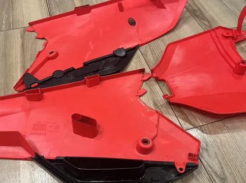 Honda CRF250 22-24 CRF450 21-24 Plastics Fenders Number Plates OEM Complete 185
