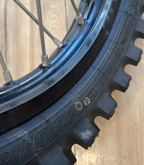 2022 Honda CRF450R OEM DID DirtStar LT-X Rear Wheel Tire Black