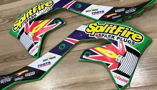 Graphic Kit for 2019-2021 Kawasaki KX450f Splitfire Decals logo sticker