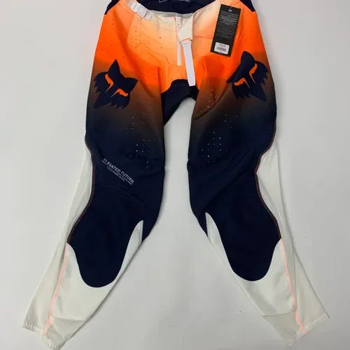 Fox 360 Revise Gear Set - Orange/Navy - Size Medium Jersey, 32 Pants - M/32