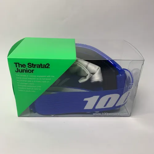 Strata 2 Junior Goggle - Blue - Red/Blue Mirror 