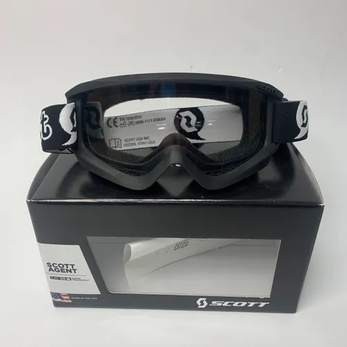 Scott Agent Youth Goggle - Black - Clear Lense