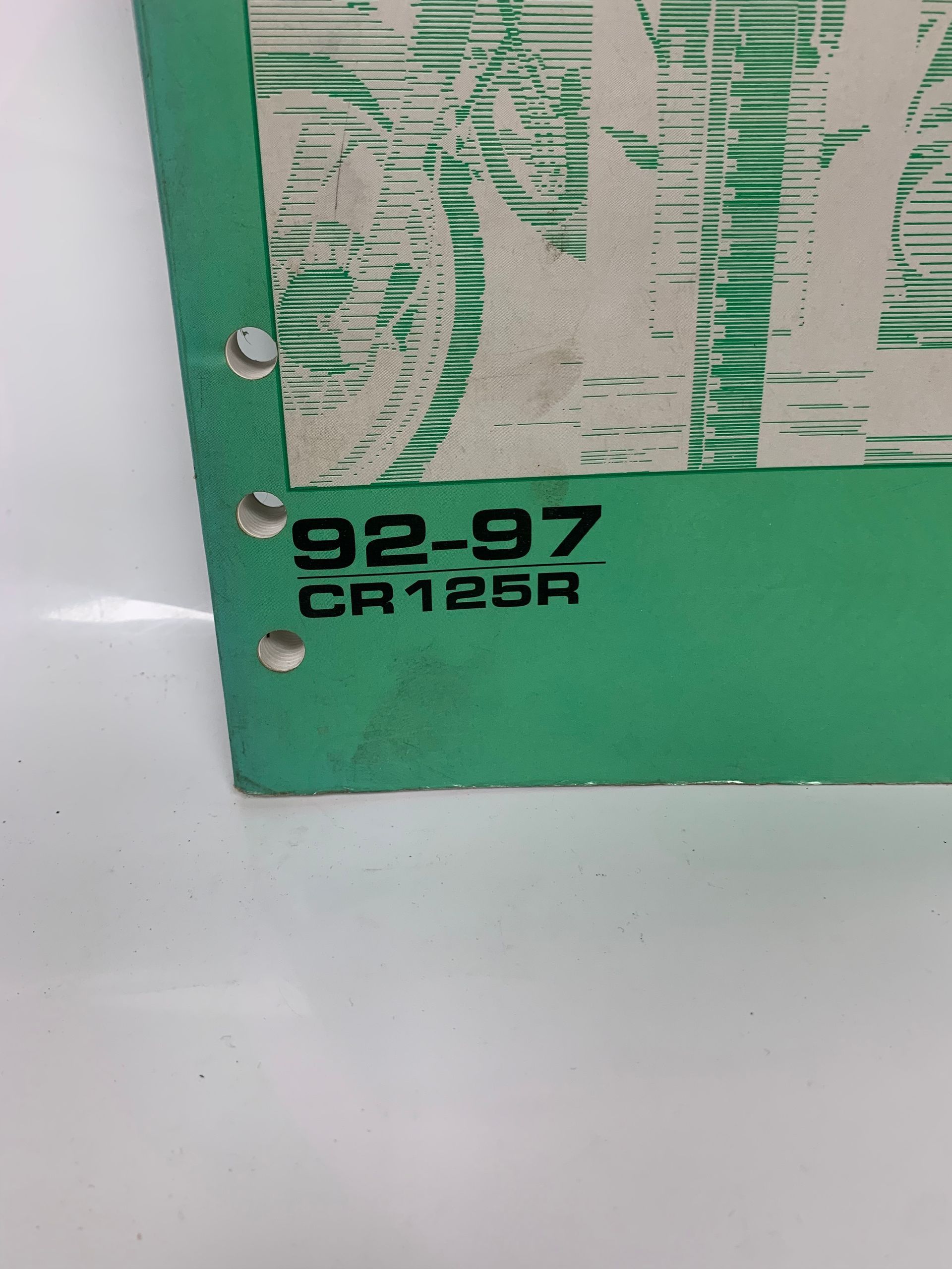 1992-1997 Honda CR125R OEM Service Manual - Complete, Nice Condition