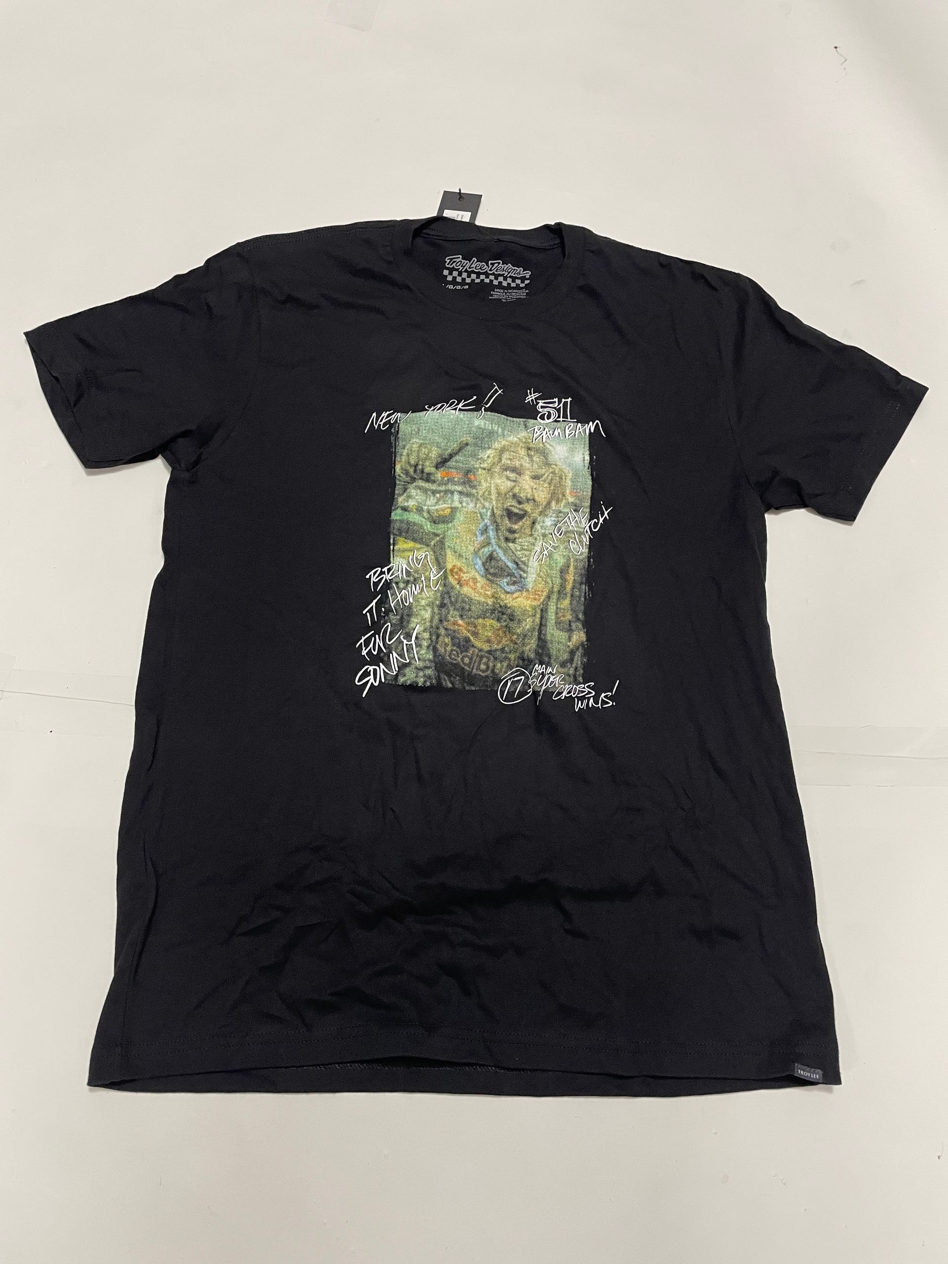 New Troy Lee Designs Justin Barcia Bam Bam New Jersey Mud Win Shirt - Size Large