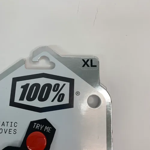 100% Airmatic Gloves - Navy / White - Size XL