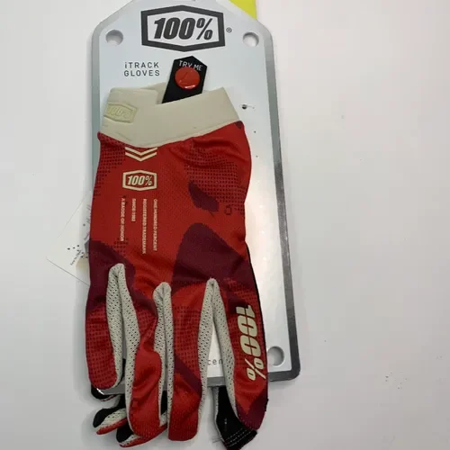 100% iTrack Gloves - Terra - Size Medium