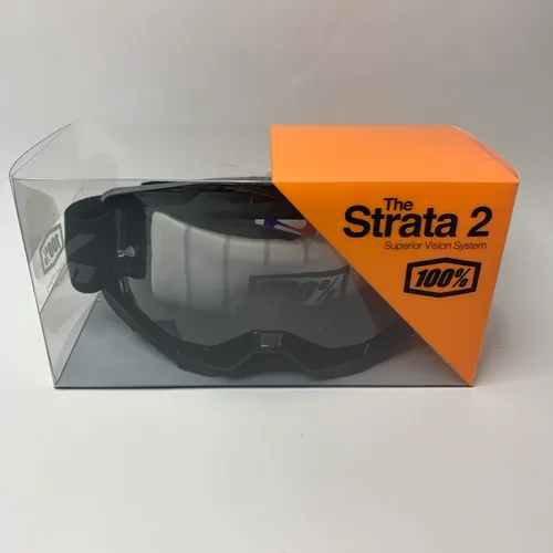 Strata 2 Goggle - Black - Clear Lens