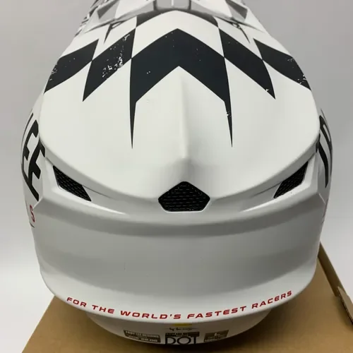 Troy Lee Designs SE4 Polyacrylite Helmet W/ MIPS White/Black Size Large