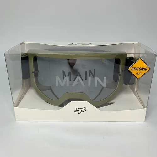 Fox Racing Main Drive Goggles - Bark / Army Green