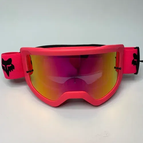 Fox Main Core Goggles Spark Pink Mirrored Lense New Without Tags