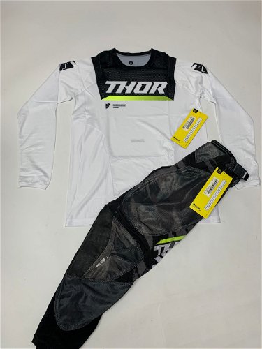 Thor Pulse Air Gear Set White Medium Jersey 30 Pants M/30