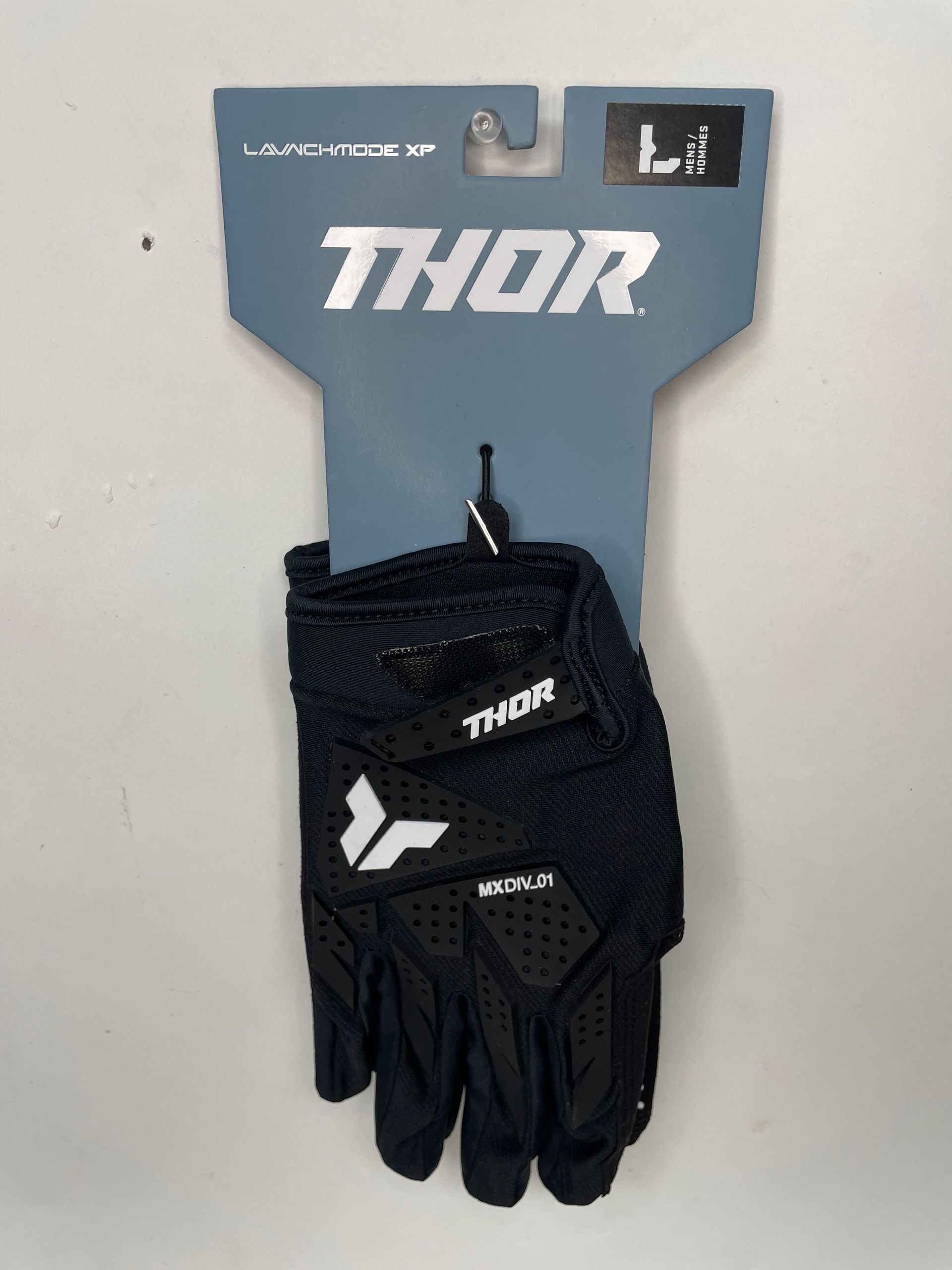 New Thor Launchmode XP Gloves - Size Large - Black