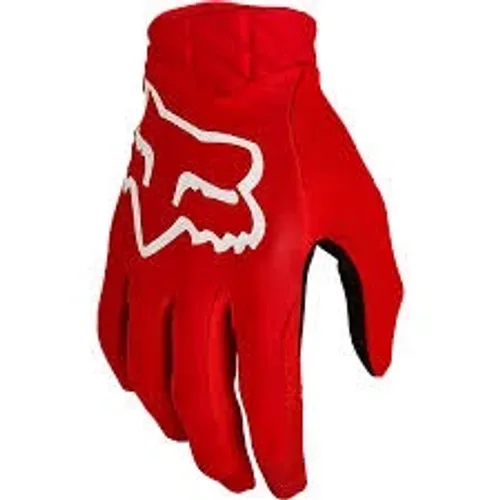 Fox Racing Airline Gloves - Flo Red - Size Medium