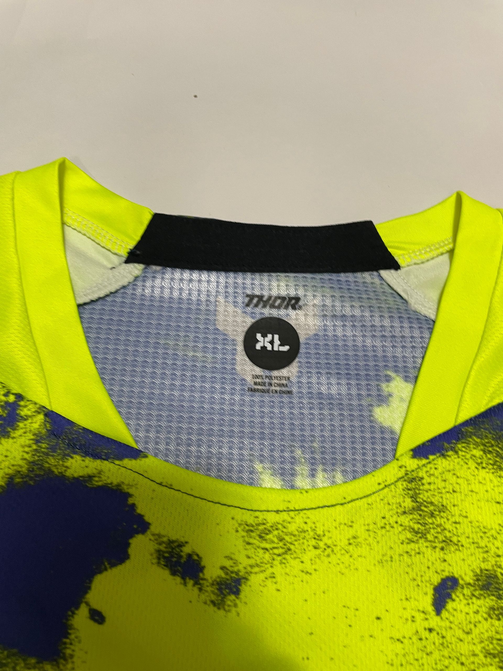 New Thor Launchmode Bleach Gear Set XL Jersey 36 Pants XL/36 - Gray/Acid