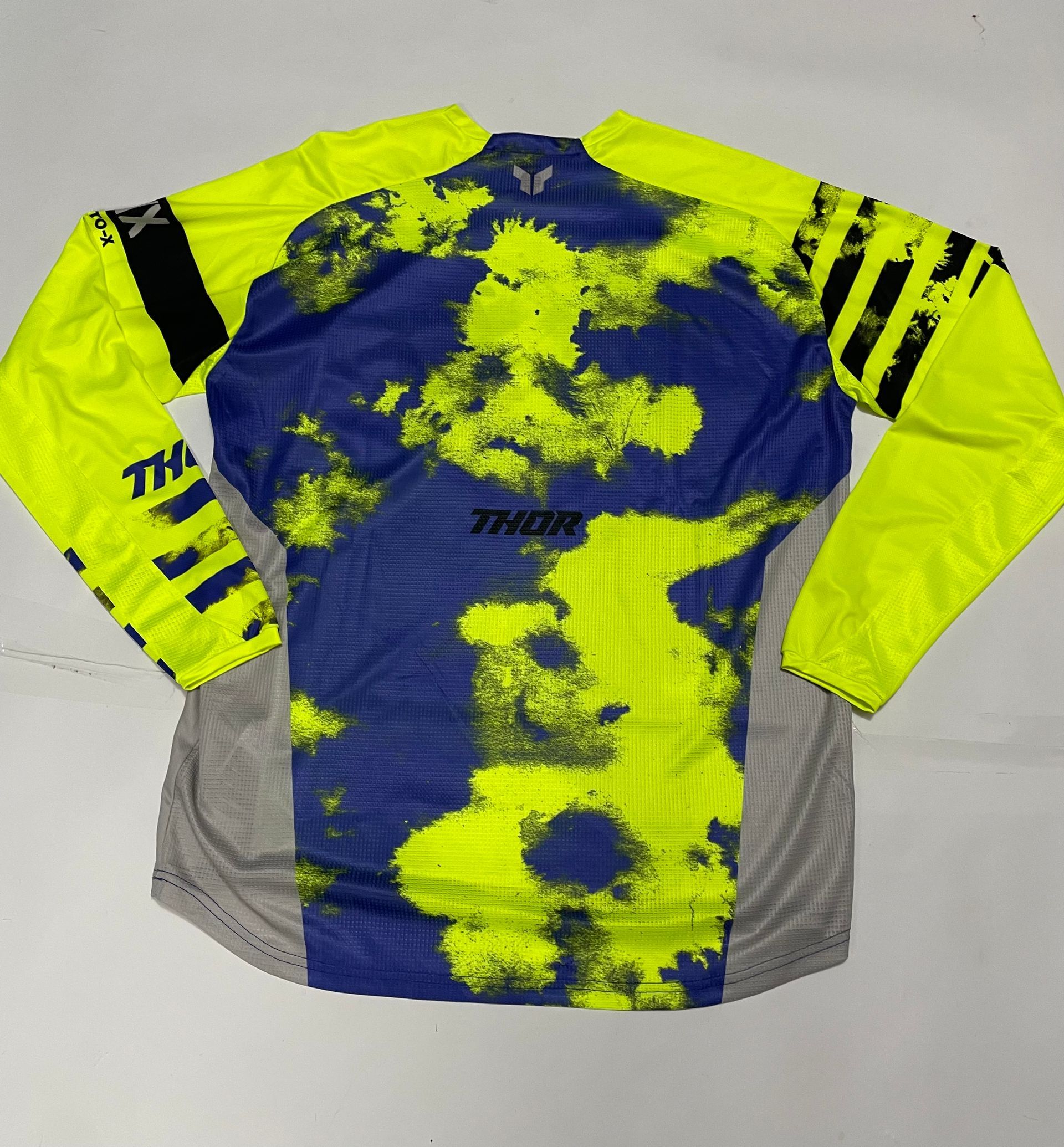 New Thor Launchmode Bleach Gear Set XL Jersey 36 Pants XL/36 - Gray/Acid