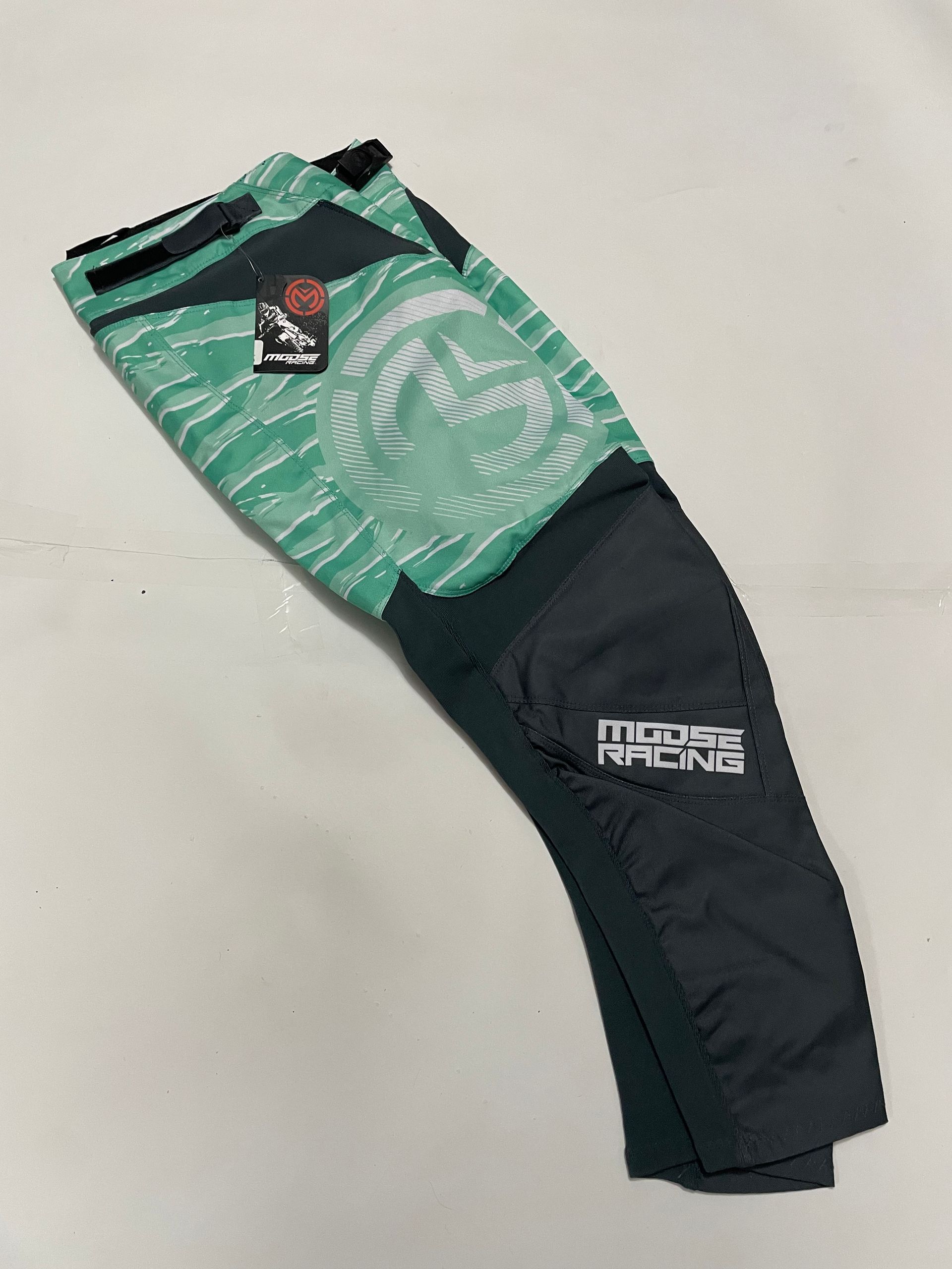 New Moose Offroad Qualifier Motocross Pants - US 28 - Teal/Gray