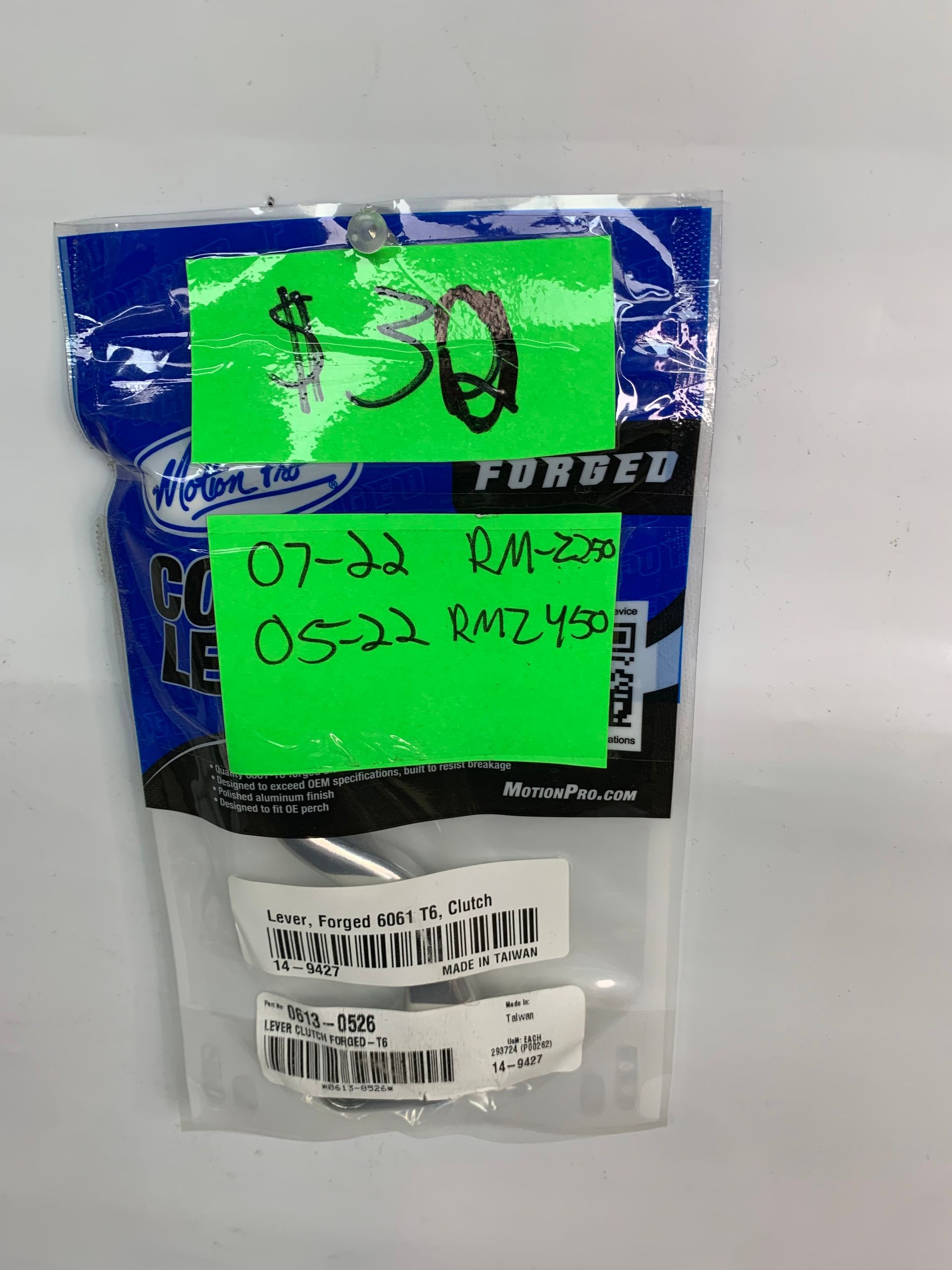 Motion Pro Forged Clutch Lever - T6 - 2007-2022 Suzuki RMZ250 2005-2022 RMZ450