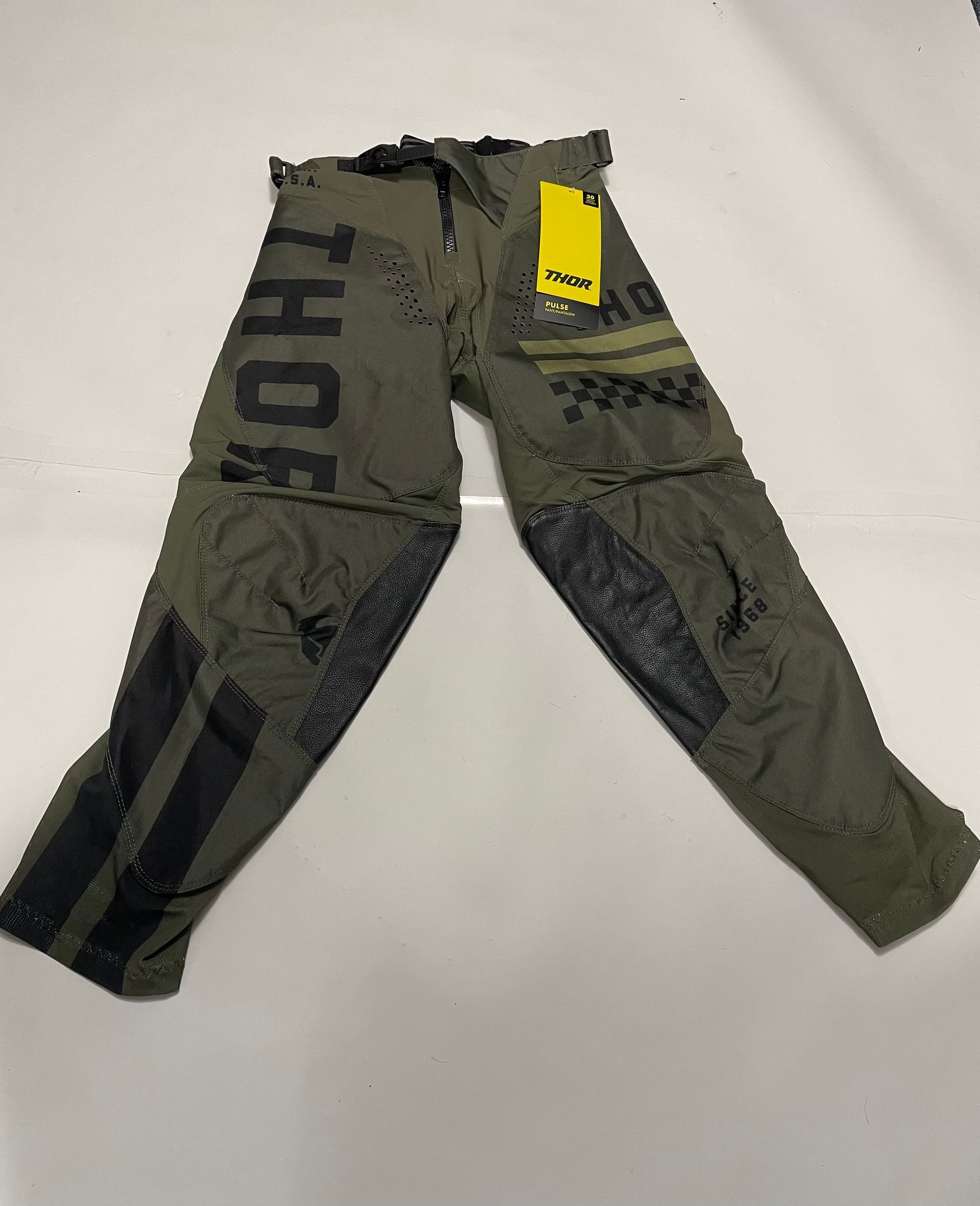 New Thor Pulse Combat Motocross Pants - US 30 - Army/Black