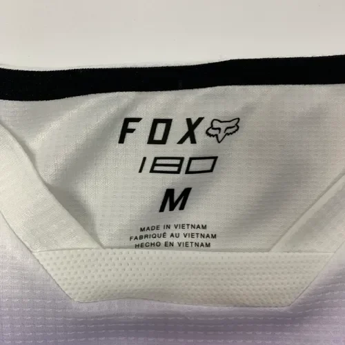 Fox Racing 180 Morphic Gear Set - Black/White - Medium Jersey, 32 Pants, M/32