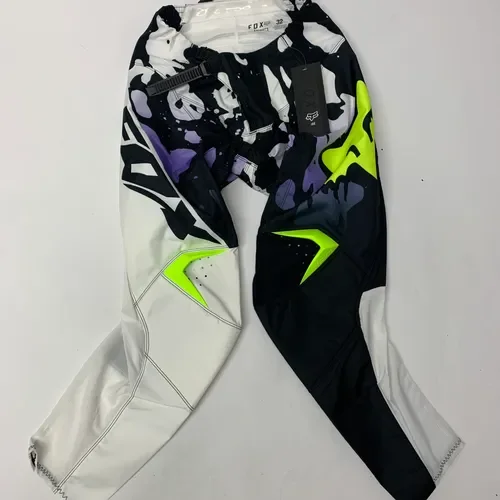 Fox Racing 180 Morphic Gear Set - Black/White - Medium Jersey, 32 Pants, M/32