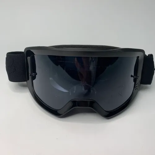 Fox Racing Main Core Goggles Black / Smoke Lense New Without Tags