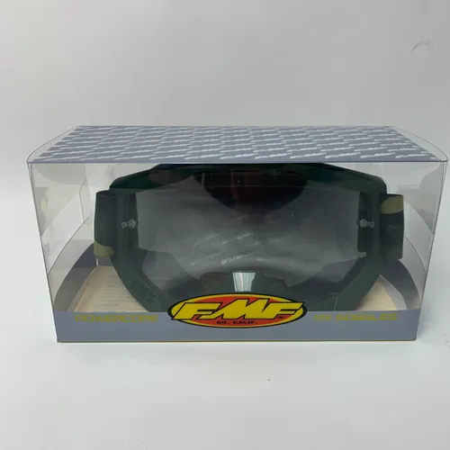 FMF PowerCore Assault Goggles - Camo - Clear Lens