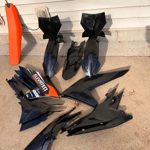 2 sets of 2023 KTM Black Plastics