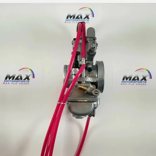 Nuke Red Carburetor Vent Hose Kit 2&4 Stroke Keihin/Mikuni