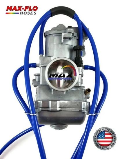 Yama Blue Carburetor Vent Hose Kit 2&4 Stroke Keihin/Mikuni