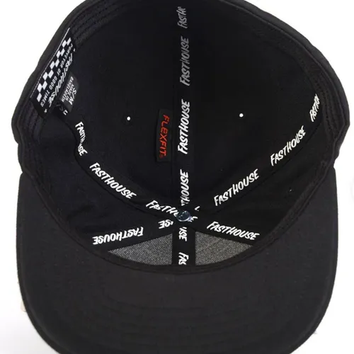 Fasthouse Classic Fitted Flexfit Hat Black - Size S / M