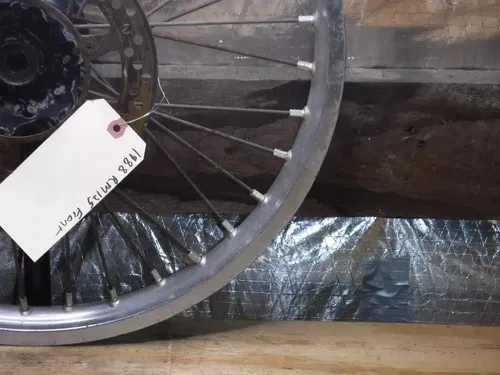 1988 Suzuki Rm125 Front Wheel Hub Spokes Rim Complete